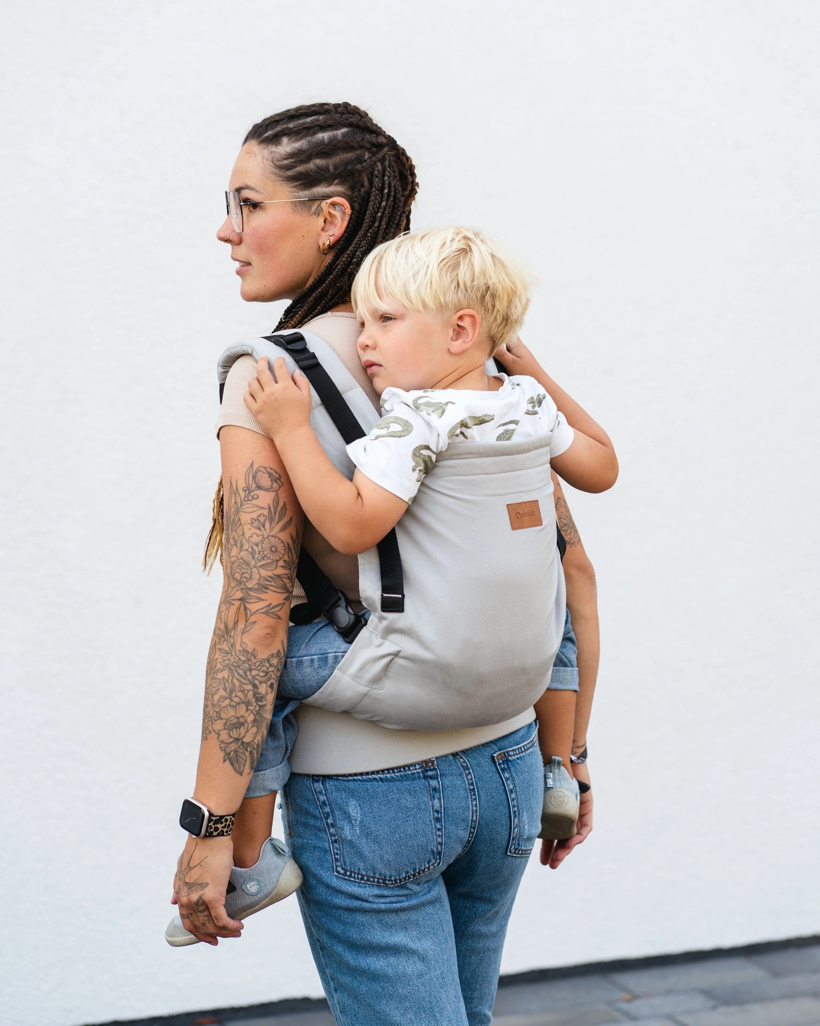 Qookie Ultimo Tragehilfe Toddlersize (Ca. 74 - 122 cm) Qookie Ultimo Tragehilfe Toddlersize (Ca. 74 - 122 cm) Grey