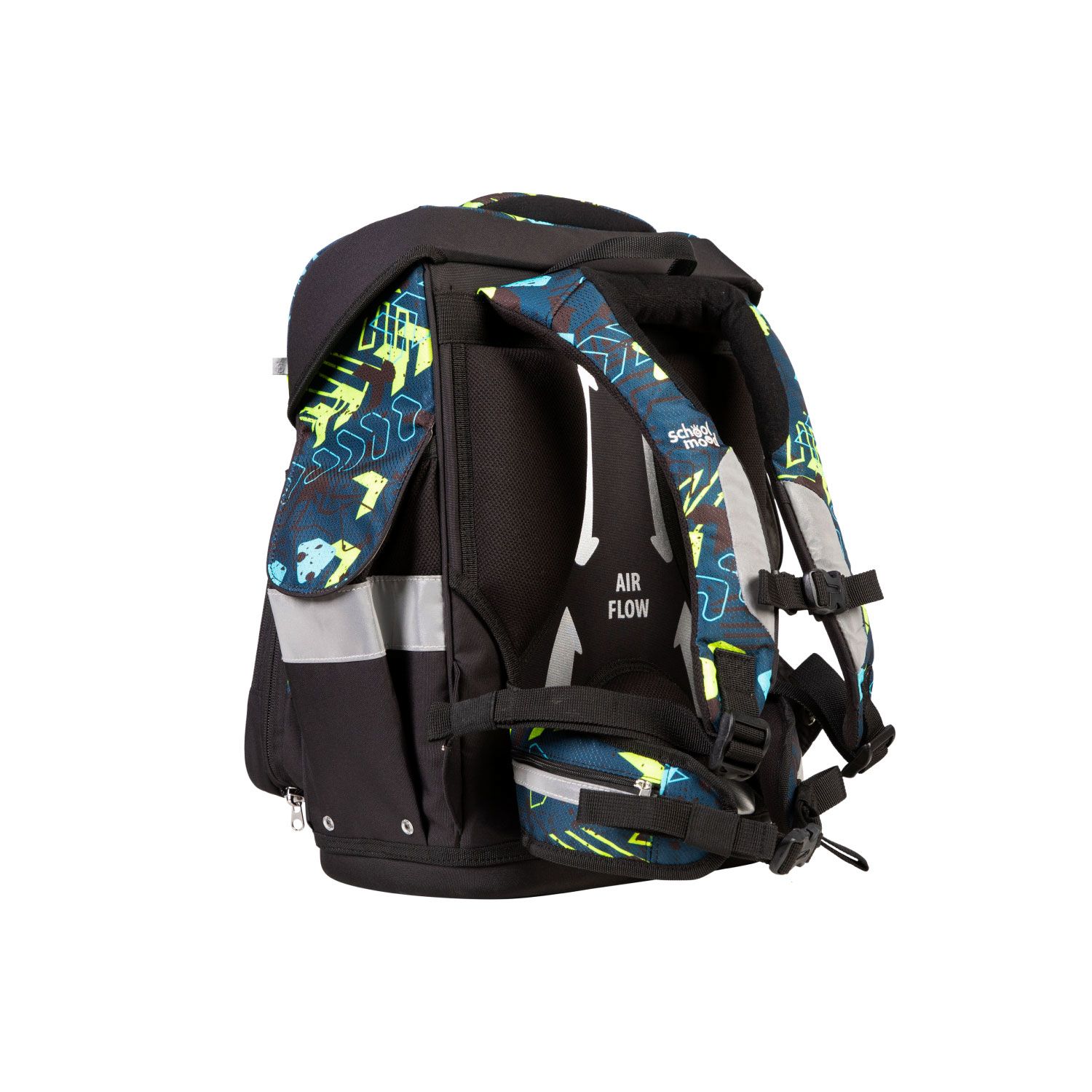 School-Mood Timeless Pro Schulranzen-Set 2025 7-tlg. Elias (Rennwagen)