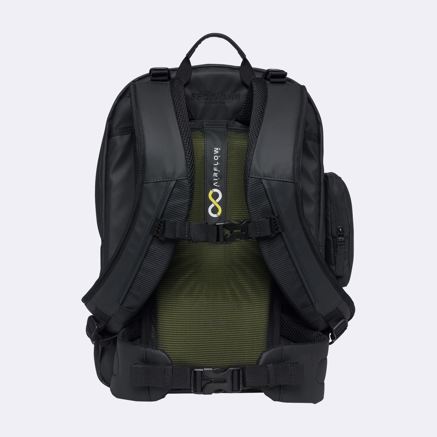 Beckmann Sport Air Schulrucksack Black Coated Beckmann Sport Air Schulrucksack Black Coated