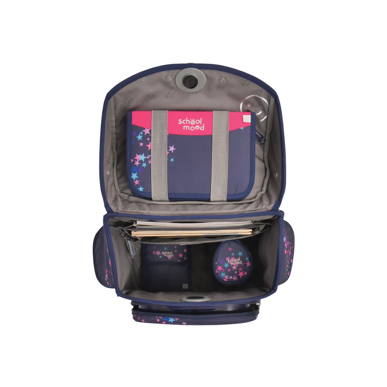 School-Mood Timeless Pro Schulranzen-Set 2025 7-tlg. Leni (Hund)