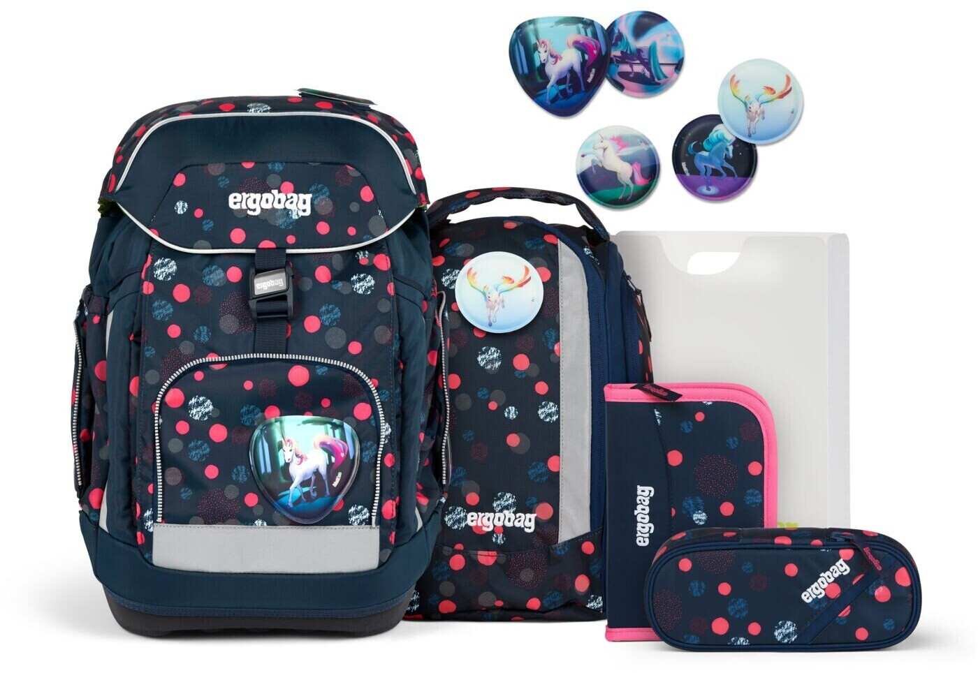 ergobag Schulranzen-Set Maxi 2025 PhantBärsiewelt