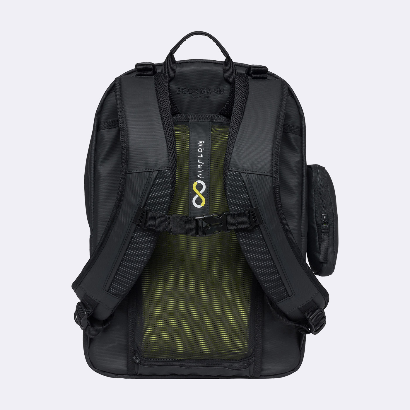 Beckmann Sport Air Schulrucksack Black Coated Beckmann Sport Air Schulrucksack Black Coated