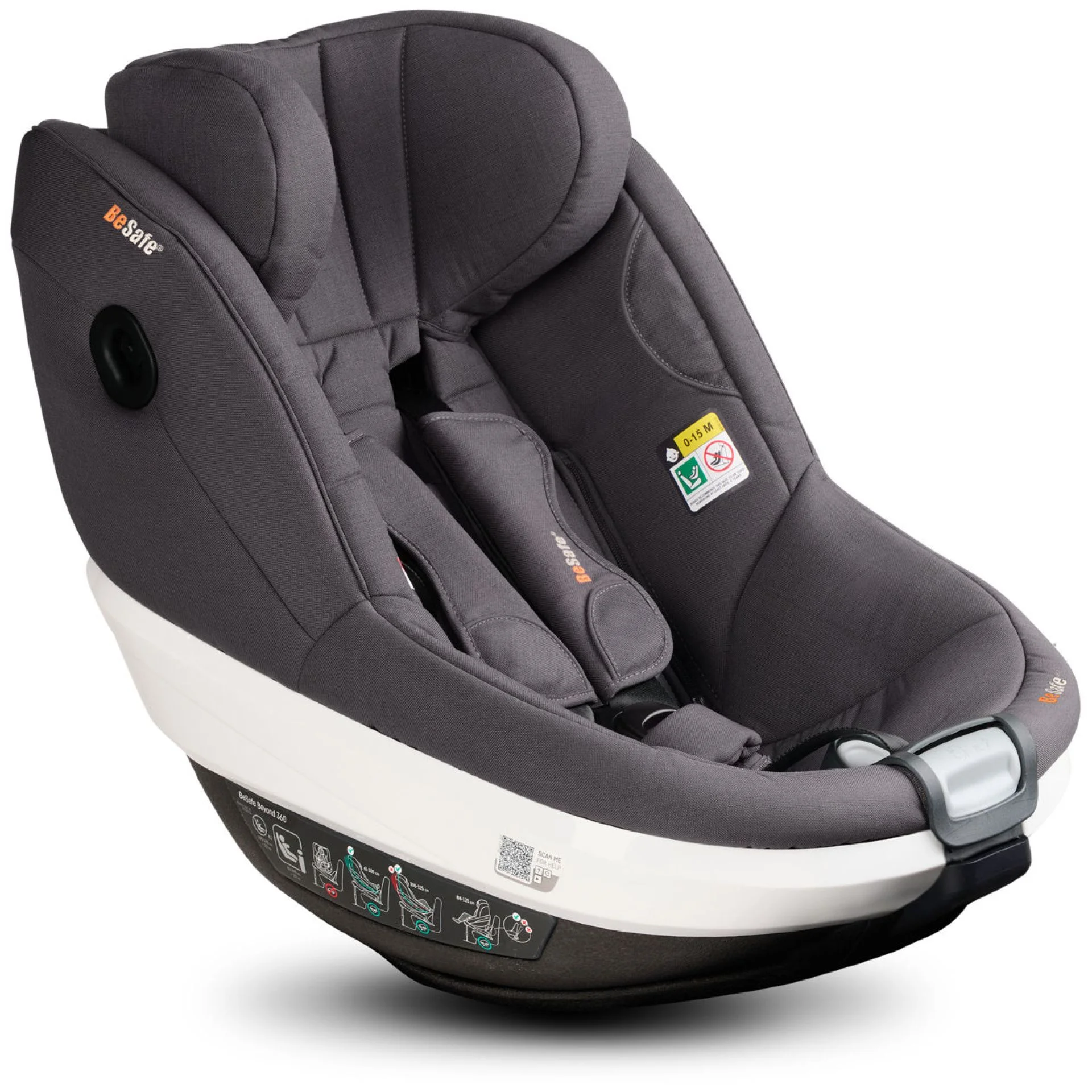 BeSafe Beyond 180 Reboarder Dark Grey Mélange BeSafe Beyond 180 Reboarder Dark Grey Mélange