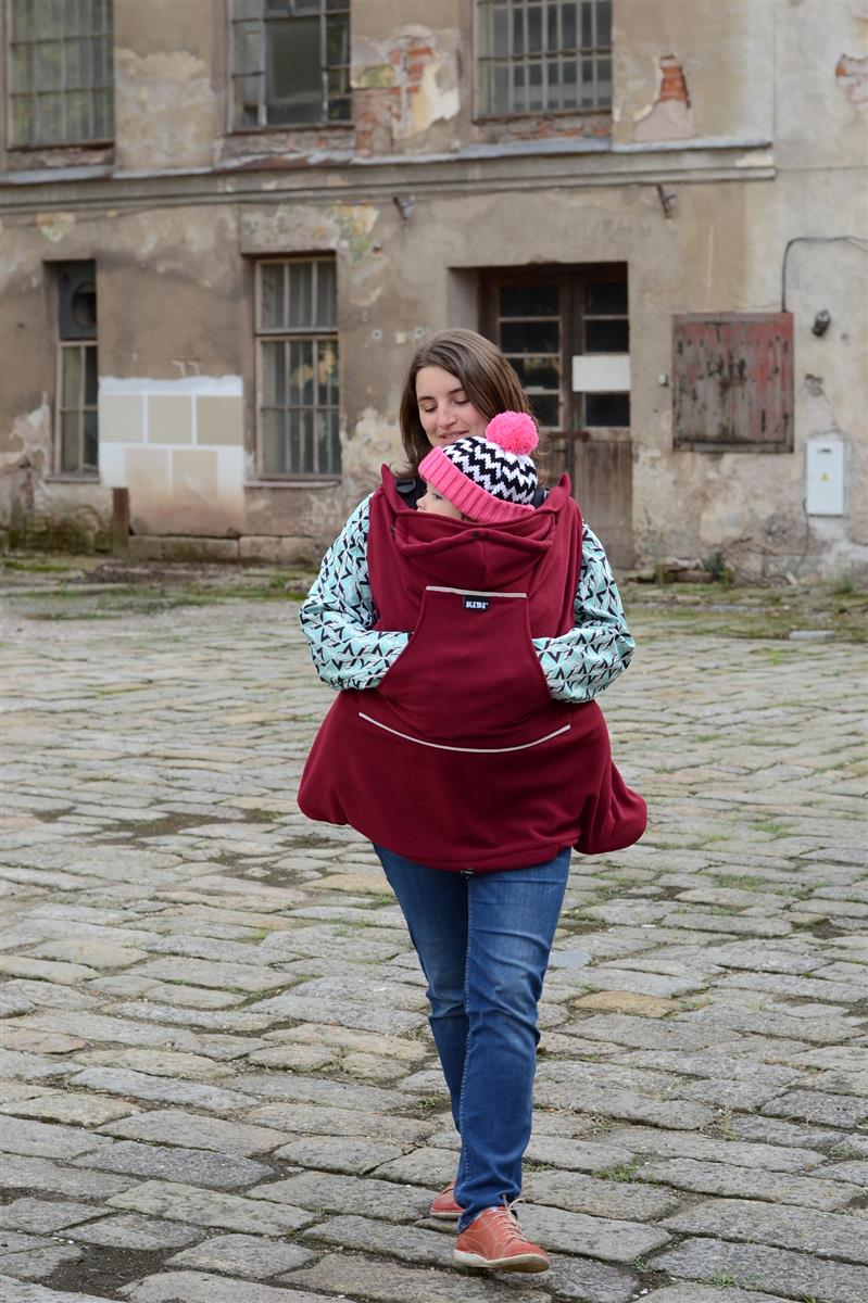 KiBi Fleece Tragecover Burgundy