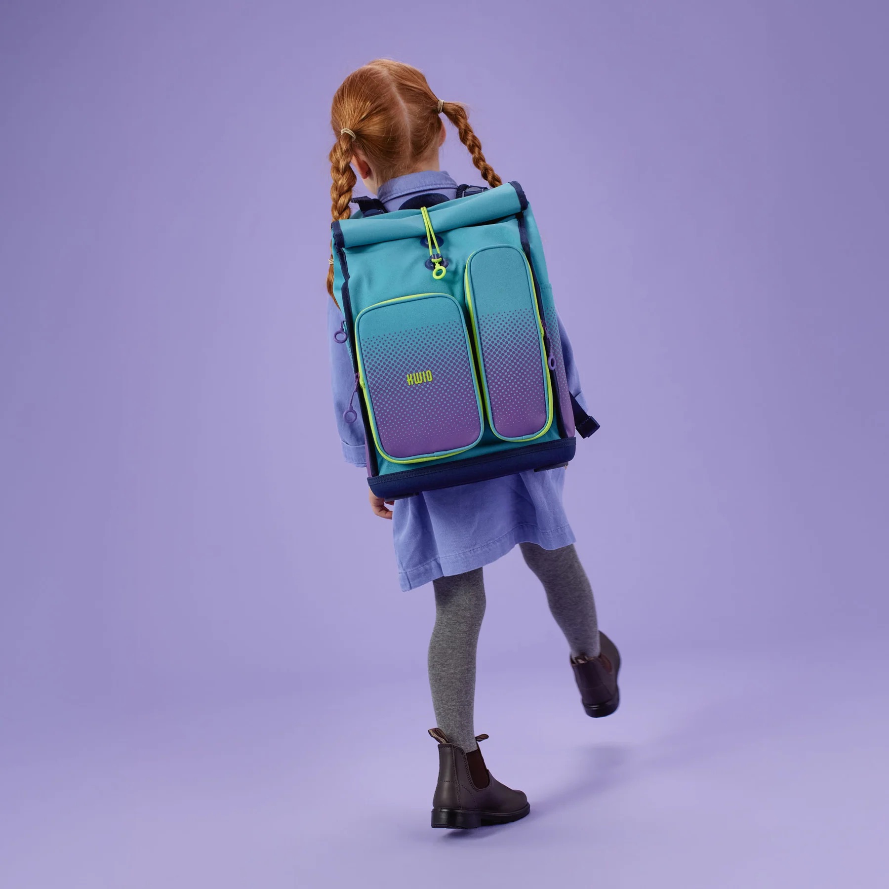 Kwio BAGG Schulranzen-Set Rainbow
