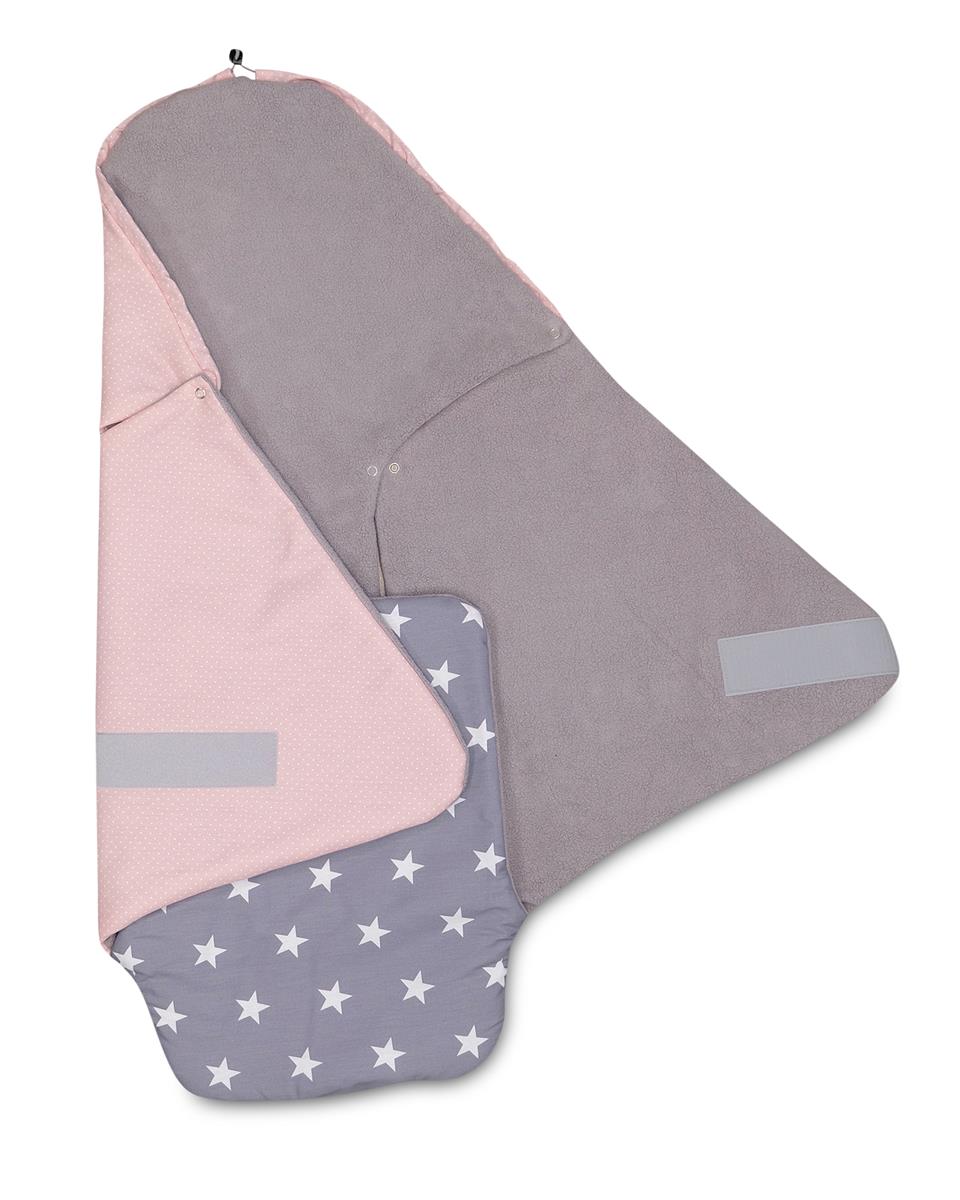 Ullenboom Einschlagdecke Ganzjährig Rosa/Grau