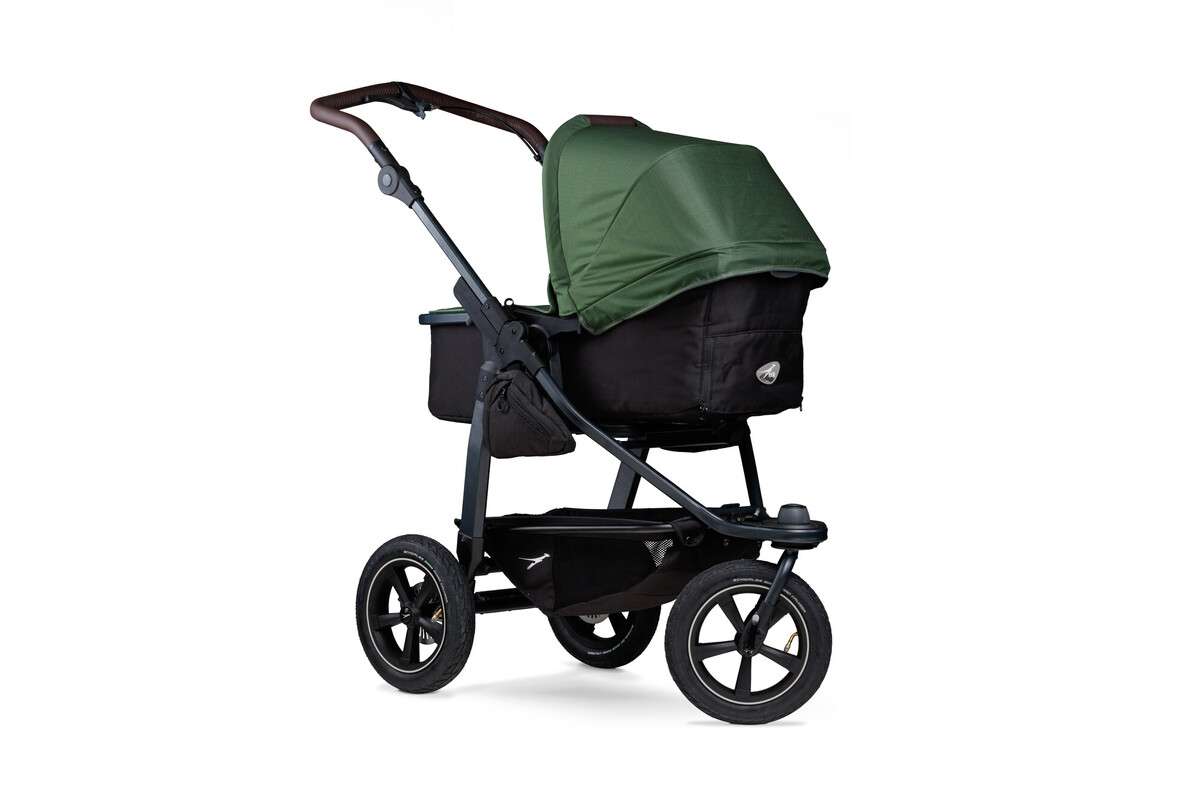 tfk mono2 - Kombi Kinderwagen mit Luftkammerrad-Set olive