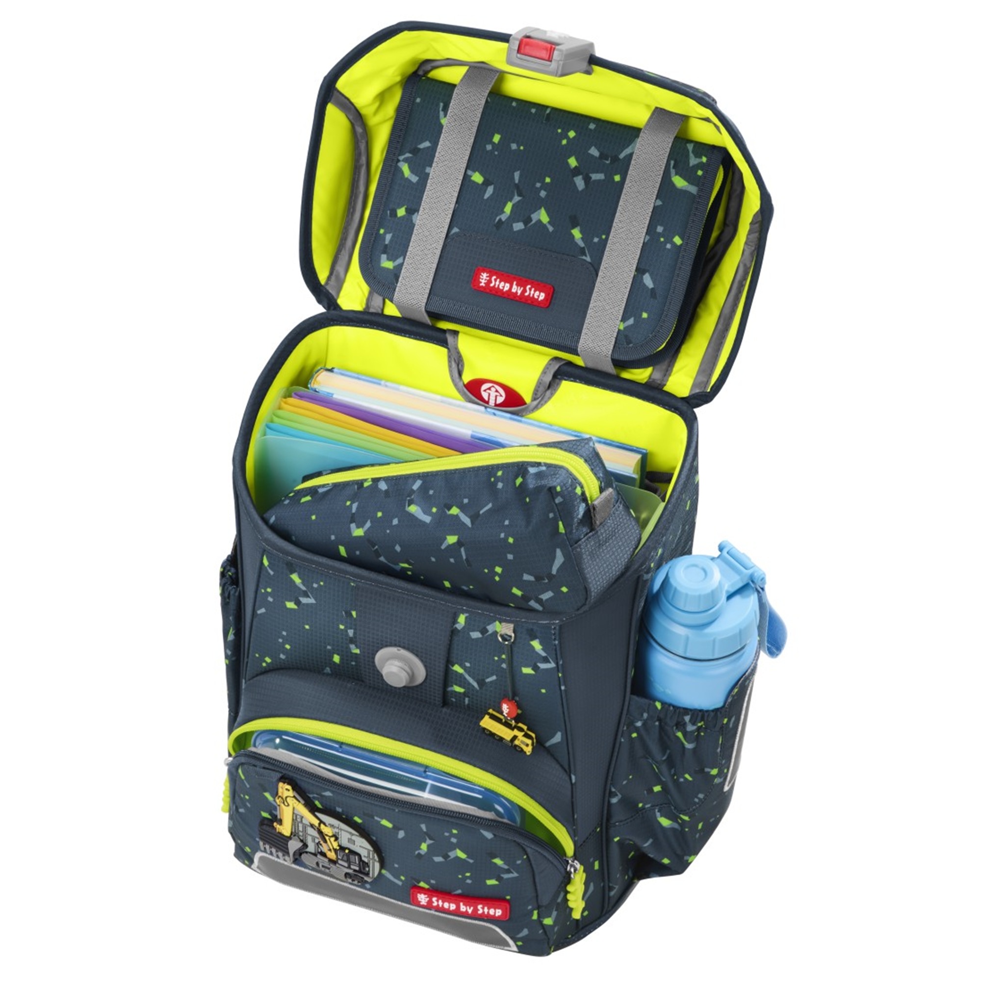 Step by Step Cloud Schulranzen-Set 5-tlg. Bager Rocco