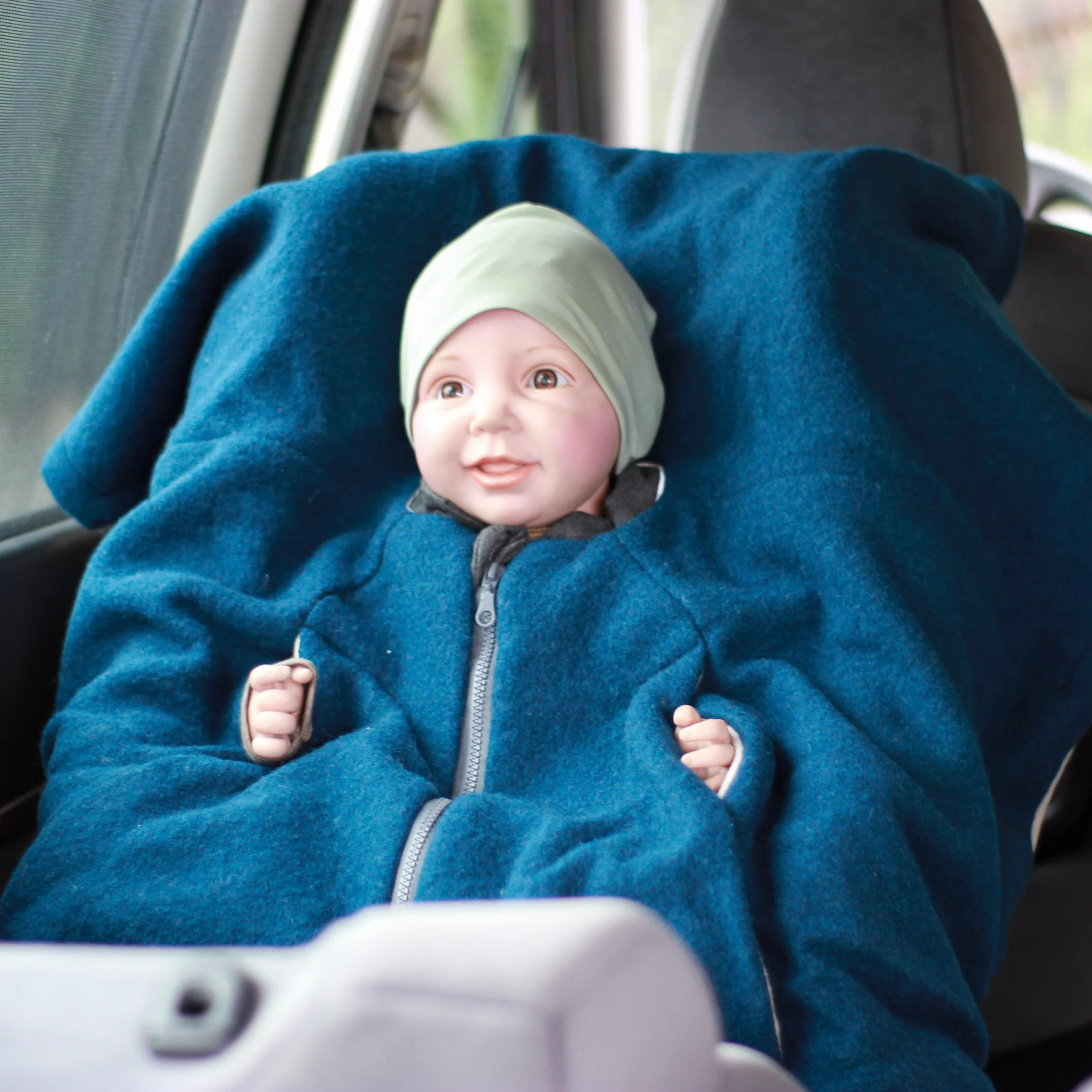 Kikkifax Wollwalk Kinderponchos Ocean