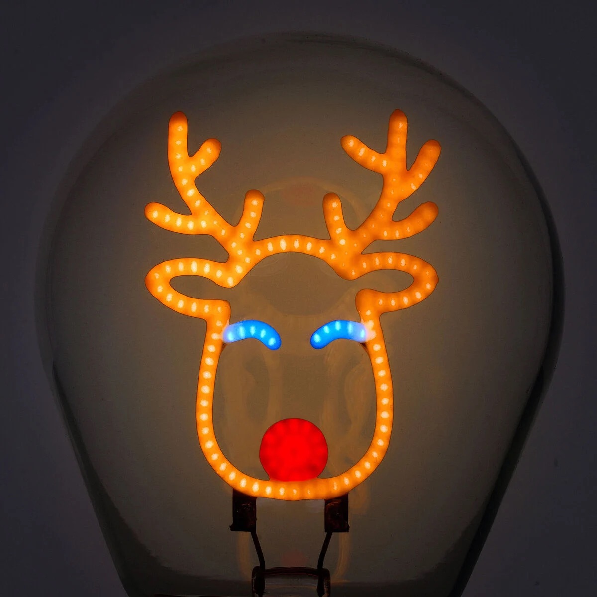 Legami Weihnachten 2025 Artikel Deko-Tischlampe in Glühbirnenform - Reindeer - Bulb Fiction