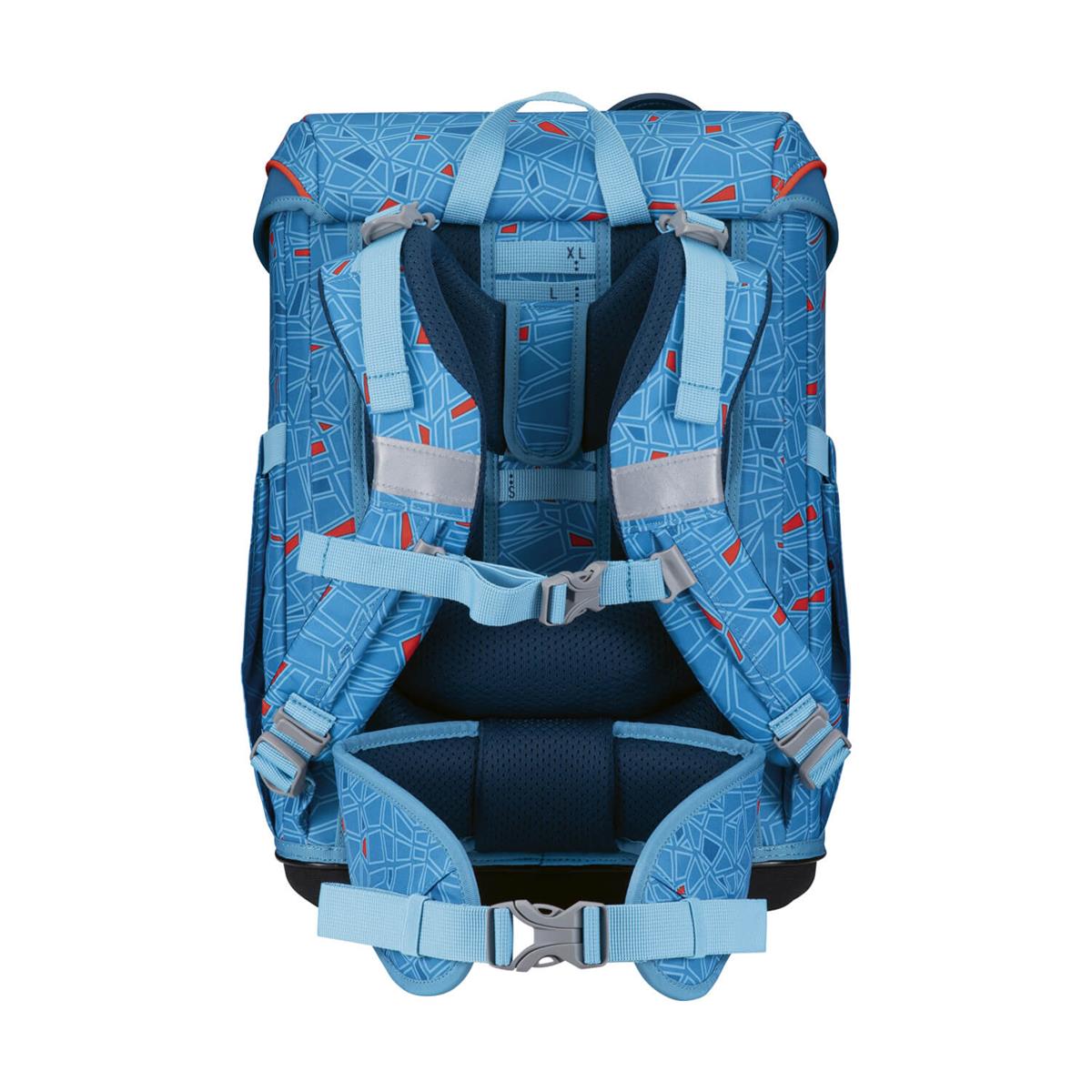 Der Die Das Schulranzen-Set Ergoflex Easy 2026 tlg. Superflash Blue Ice
