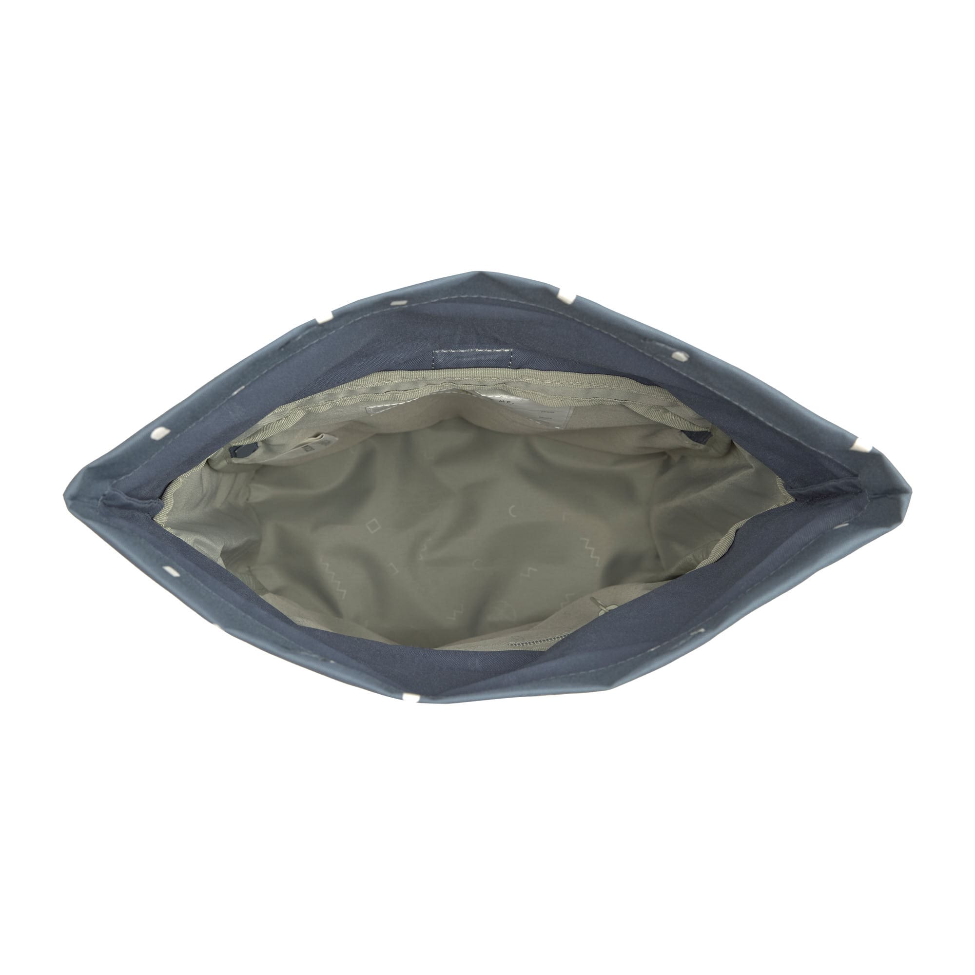 Lässig Kindergartenrucksack Rolltop Happy Prints, Dunkelblau