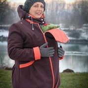 Parelou Tragejacke Softshell - Aprikose - braun Größe L