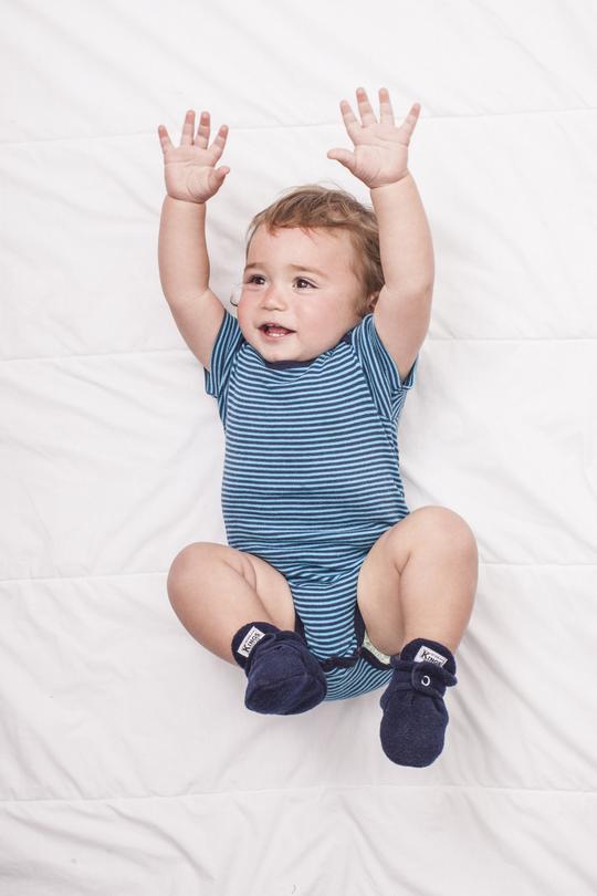 Kings & Rebels Babyschuhe Fleece 0-3 Monate Hellblau