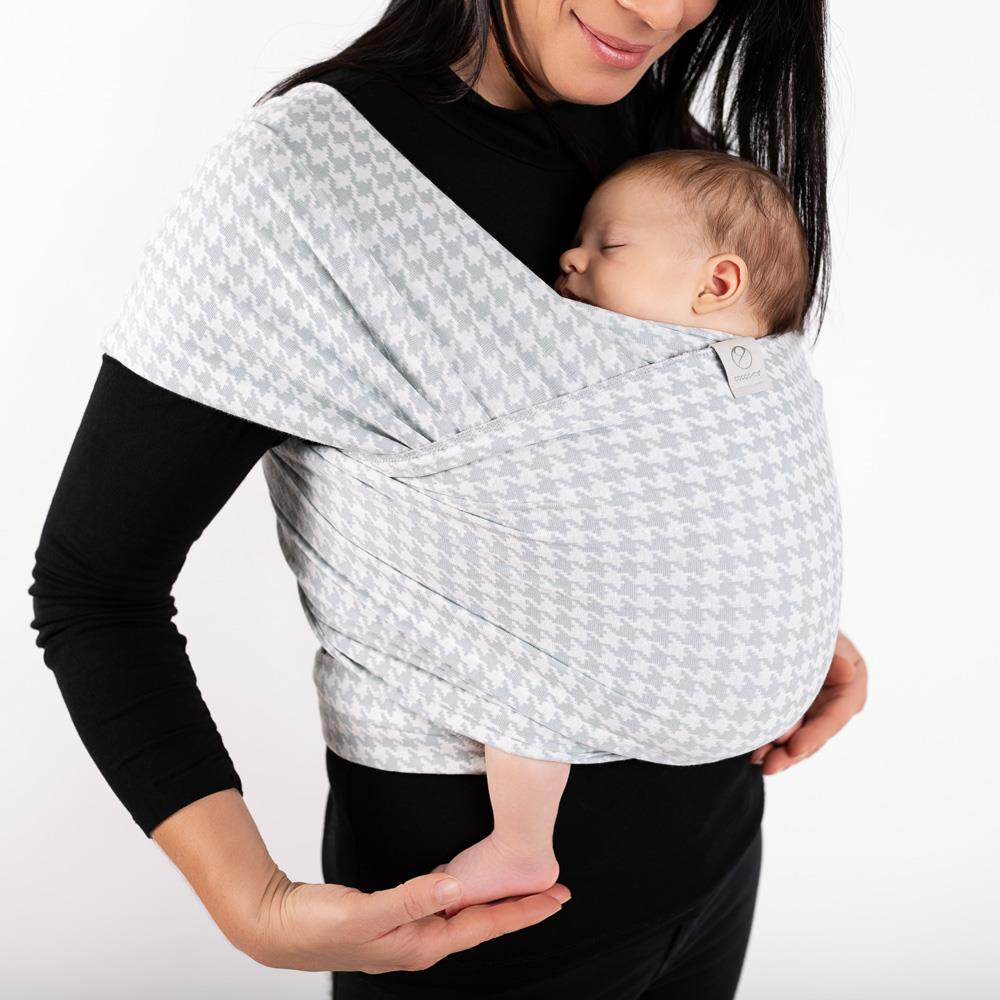 cocoo•me Tragetuch DIARA grau-weiß