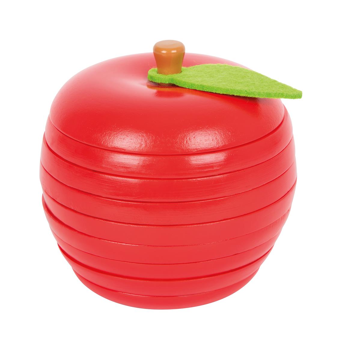 small foot Lernspiel Logisteck Apfel Rot