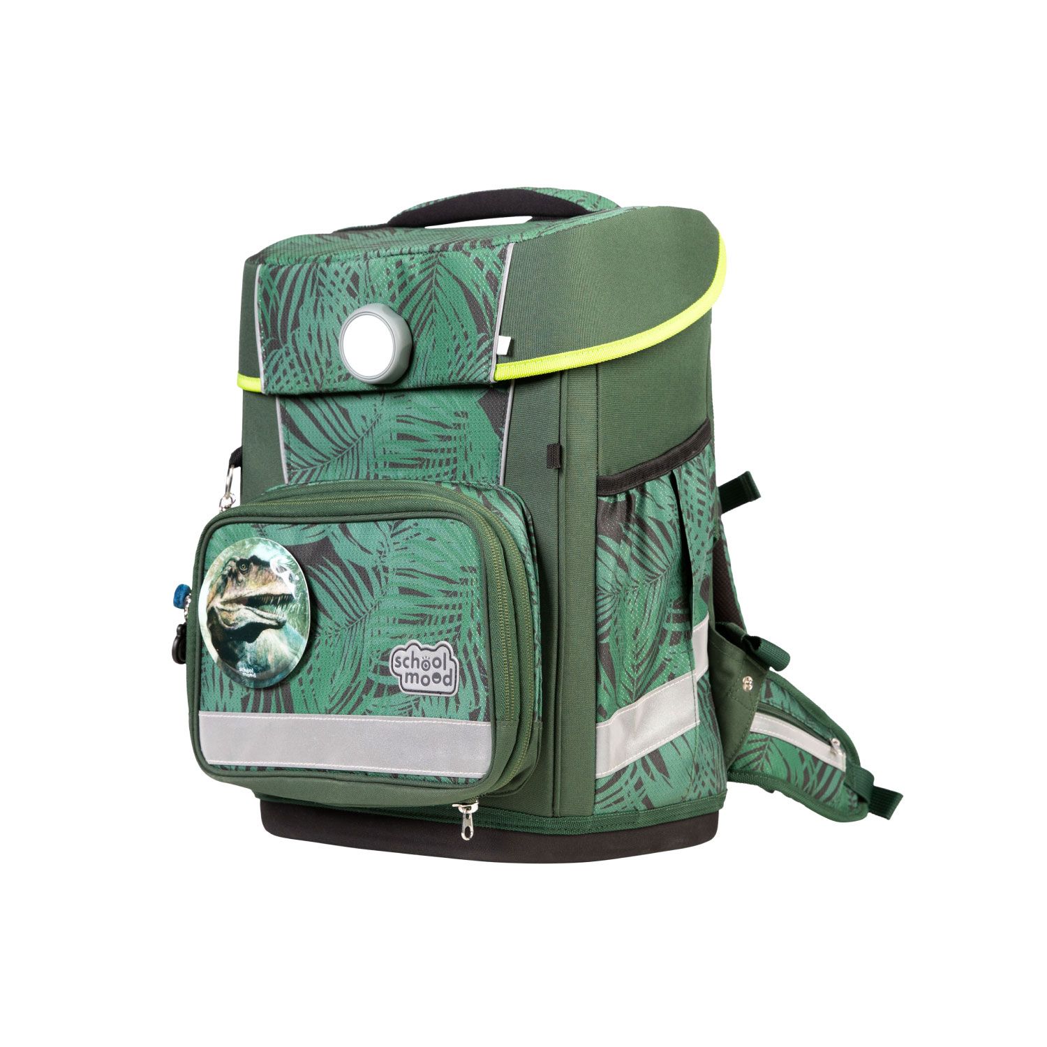 School-Mood Champion Pro Schulranzen-Set 2025/2026 7-tlg. Daniel (Dinosaurier)