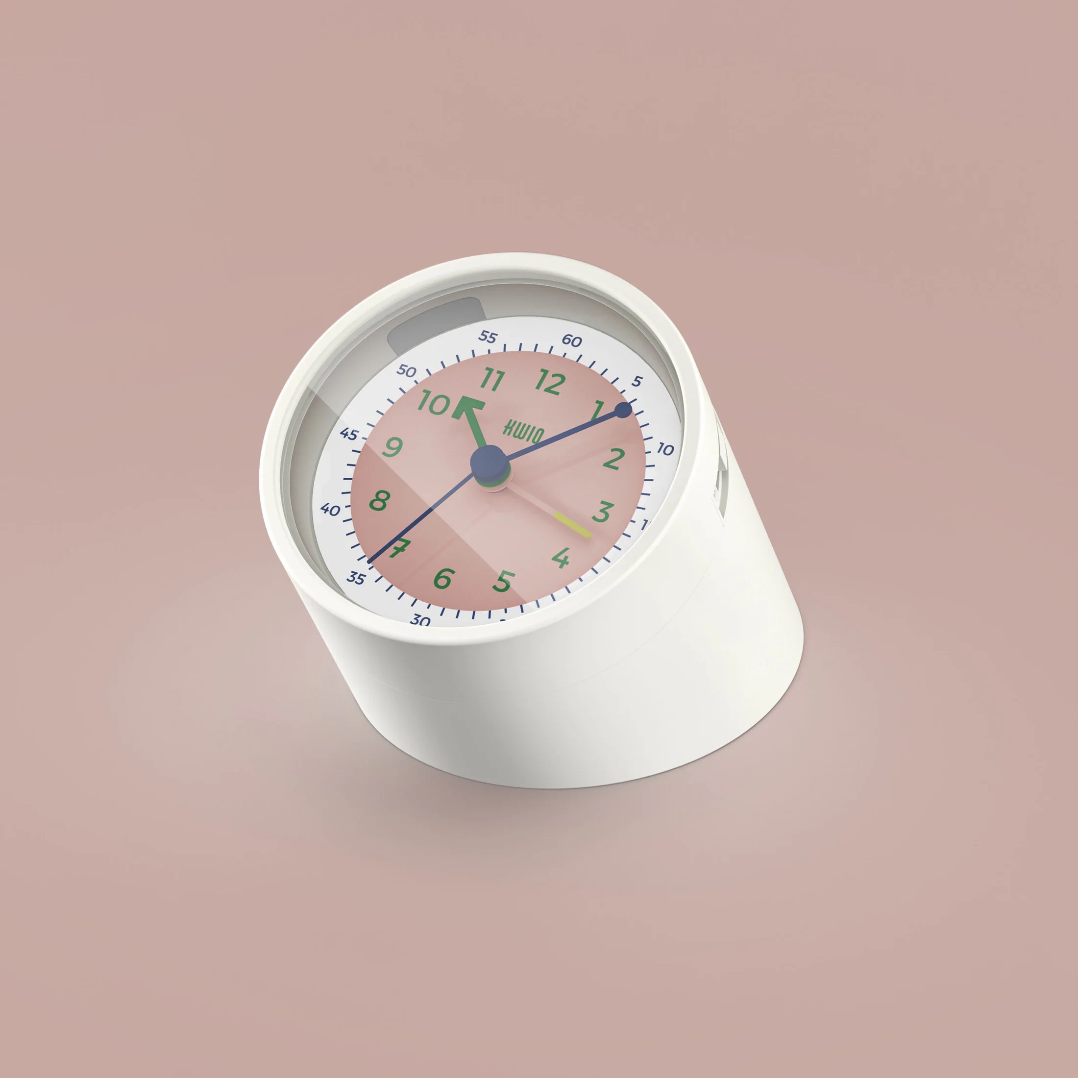 KWIO Wecker RRING Powder Rosa