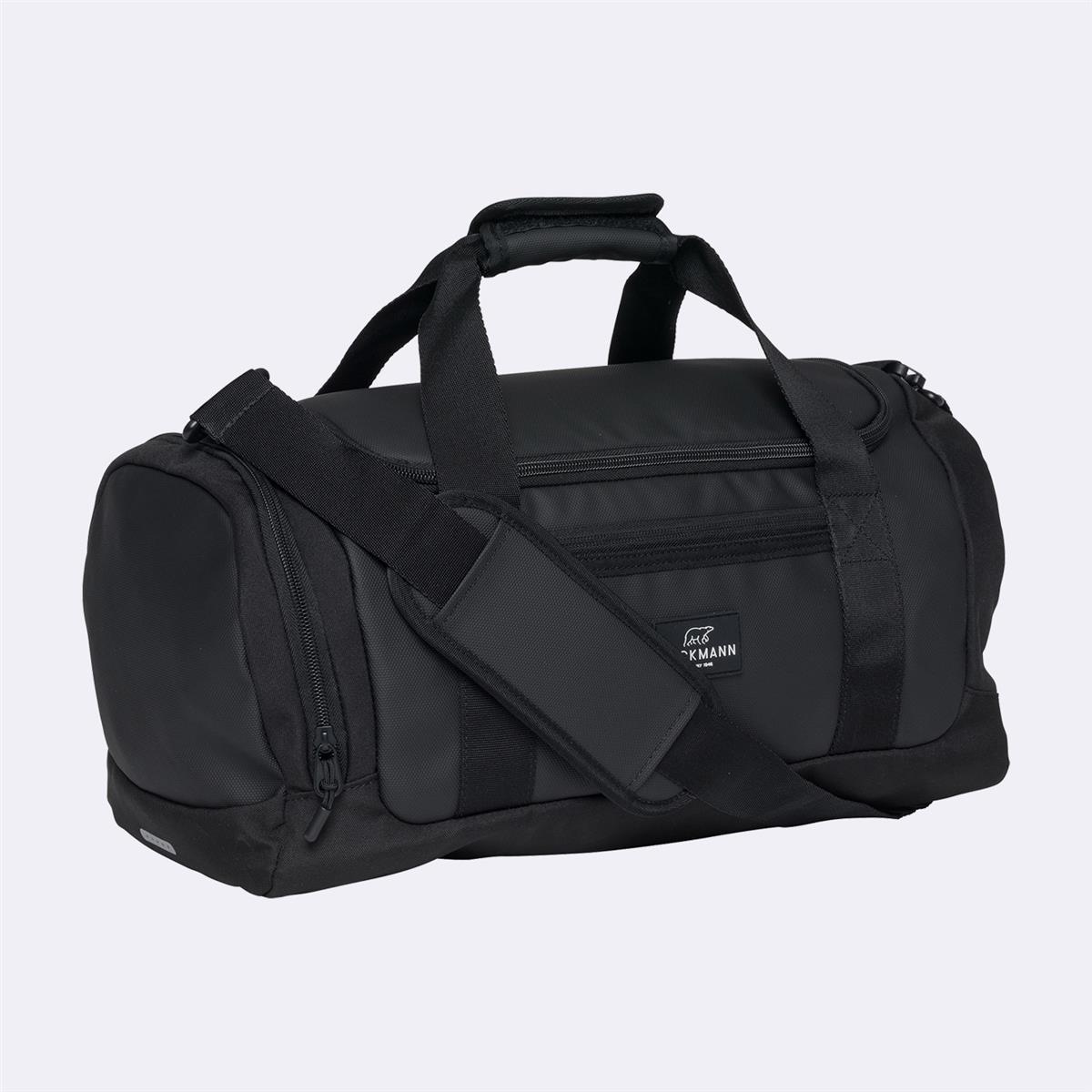 Beckmann_Duffelbag Sport, Black Coated_7049982352106.jpg Beckmann Sporttasche Duffelbag Sport Blue Brush