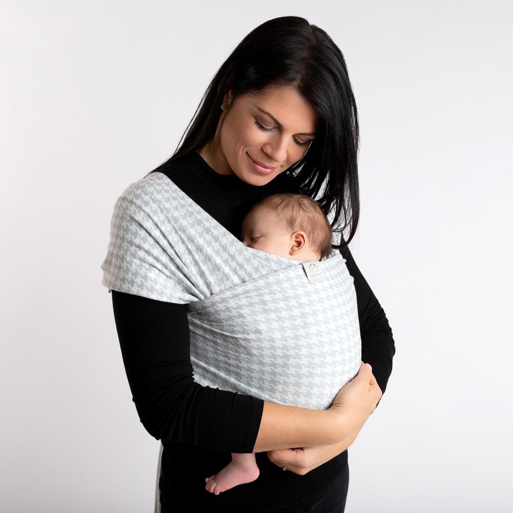 cocoo•me Tragetuch DIARA grau-weiß