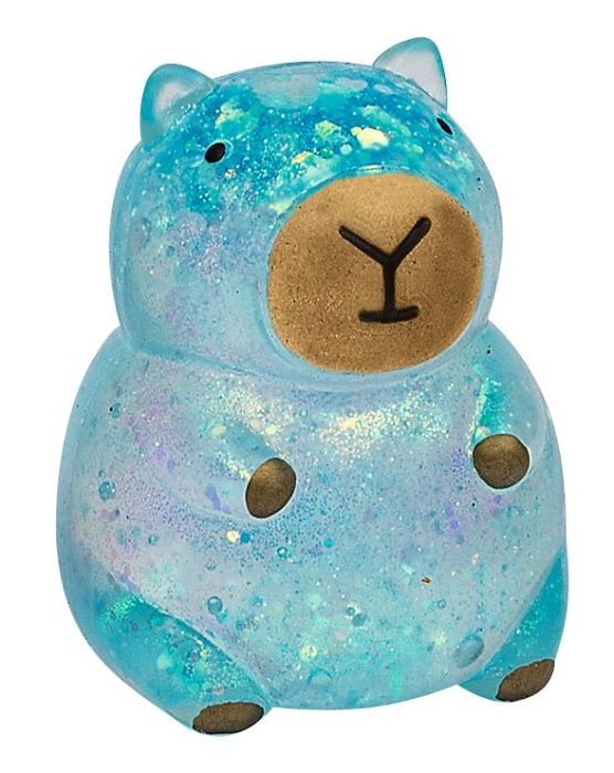 moses Capybara Glitzer-Knautschi Blau