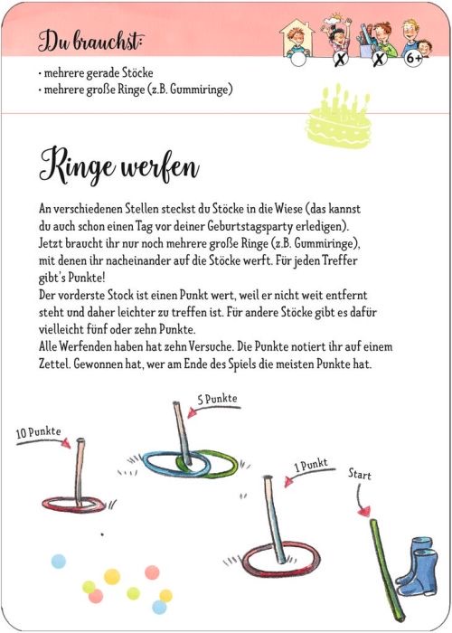 moses 50 Spiele für den Kindergeburtstag im Grundschulalter Buch