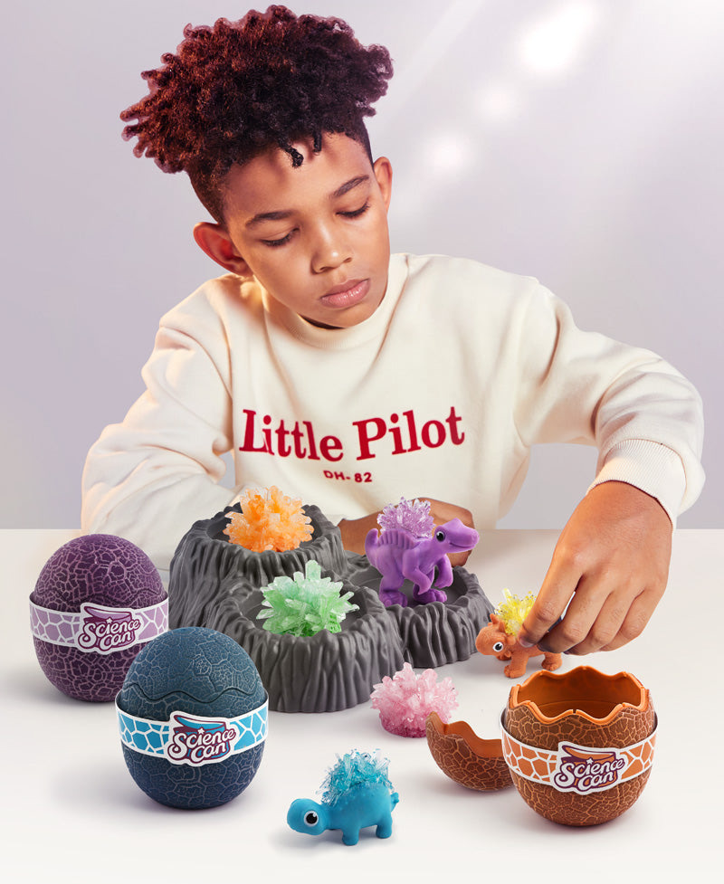 Topbright Science can Kristall-Dinosaurier-Zuchtset Deluxe Orange