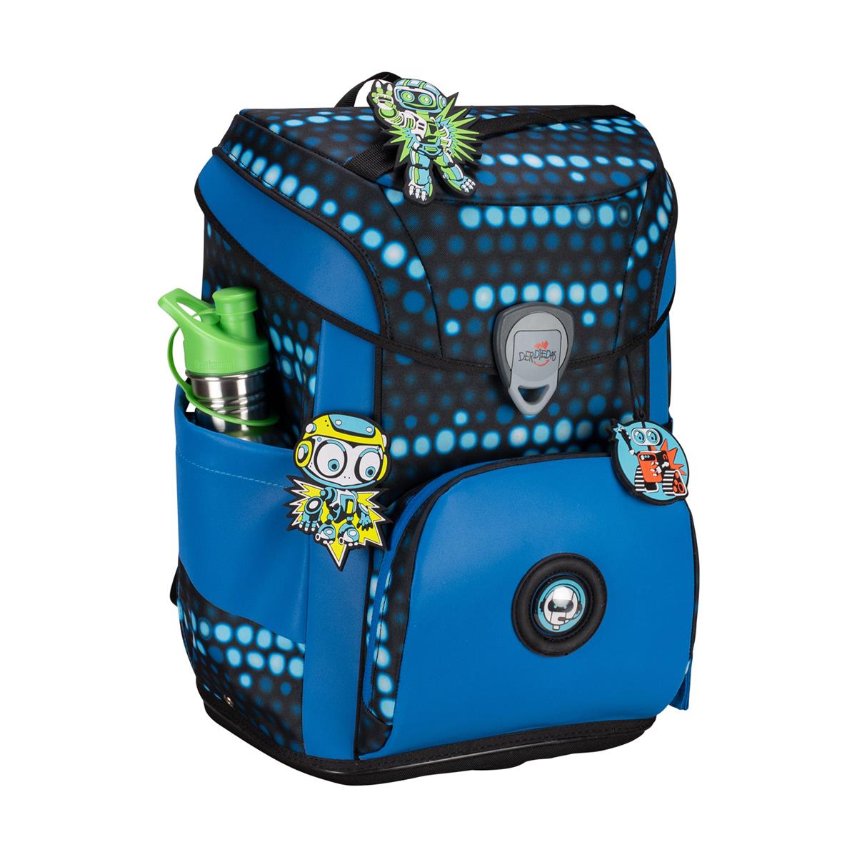 Der Die Das Schulranzen-Set Ergoflex Easy 2025 tlg. Superflash Blue Robot Der Die Das Schulranzen-Set Ergoflex Easy 2025 tlg. Superflash Blue Robot