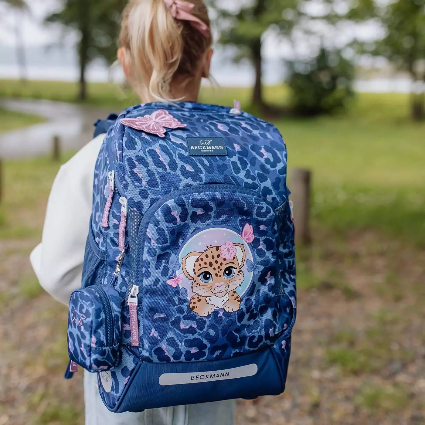 Beckmann Schulrucksack-Set Active Air FLX 6-teilig Cheeta