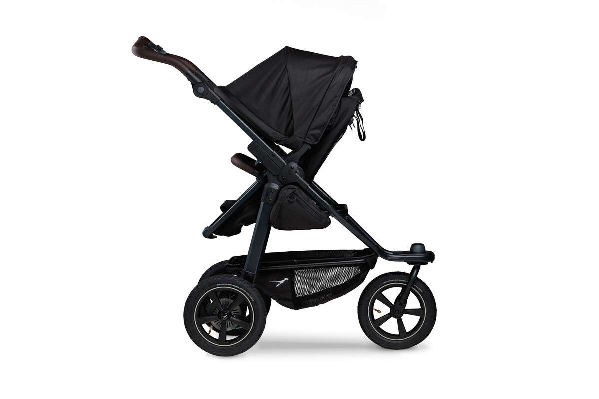 tfk mono2 - Kombi Kinderwagen mit Luftkammerrad-Set schwarz tfk mono2 - Kombi Kinderwagen mit Luftkammerrad-Set schwarz