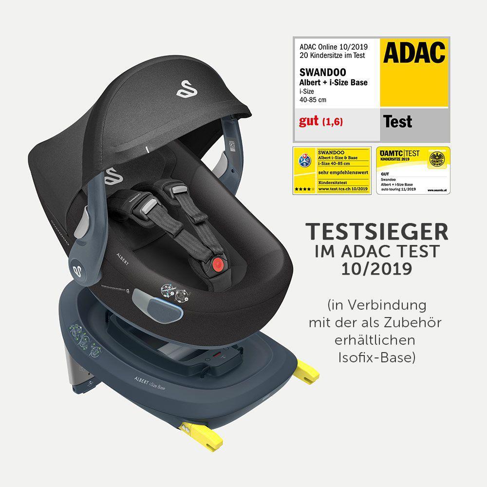 SWANDOO ALBERT i-Size Chia Black SWANDOO ALBERT i-Size Chia Black