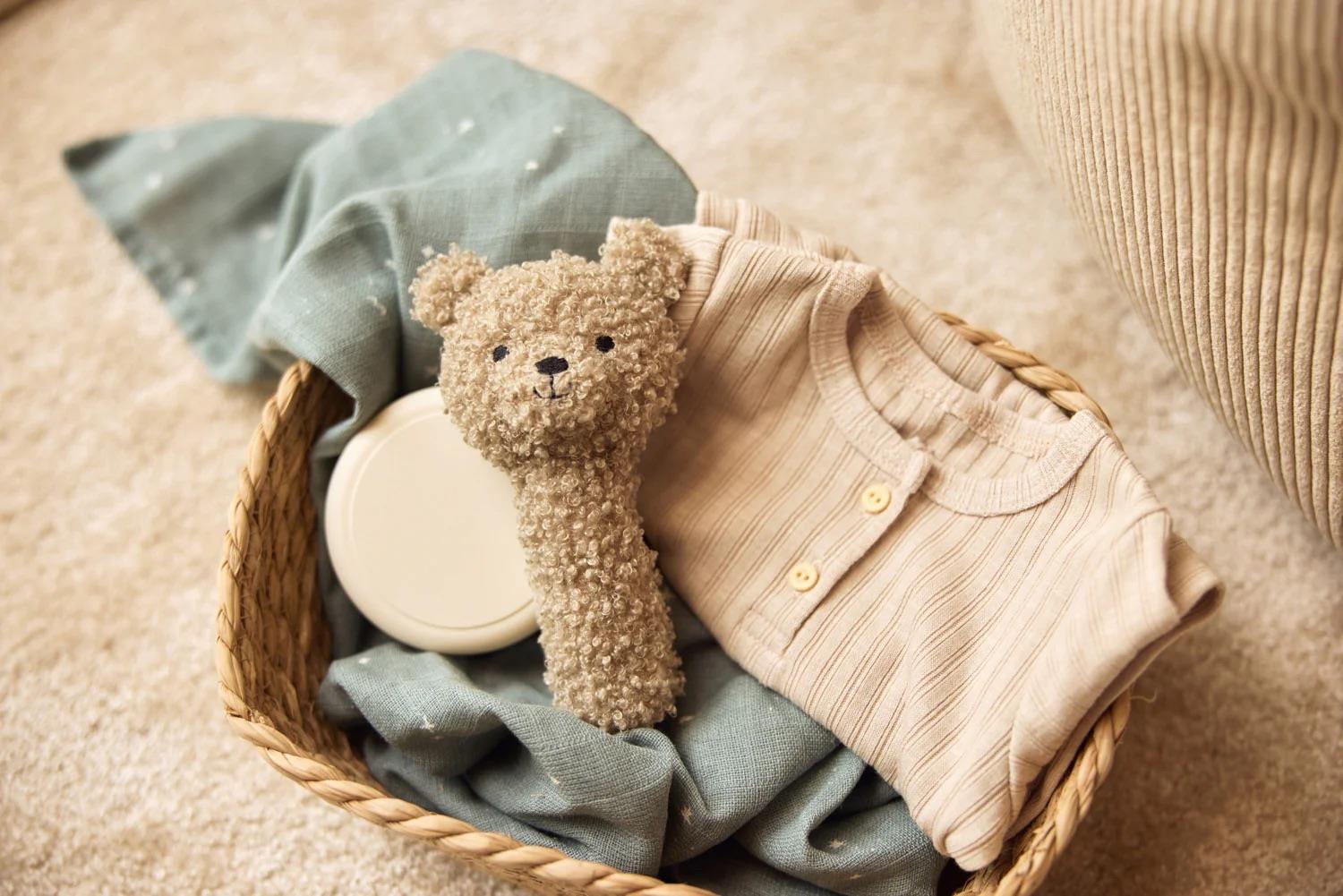 Jollein Rassel Teddy Bear Olive Green