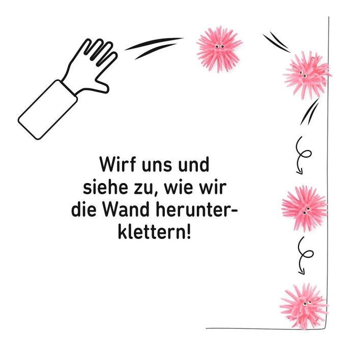 moses Kletternde Sticky Monster Set violett moses Kletternde Sticky Monster Set violett