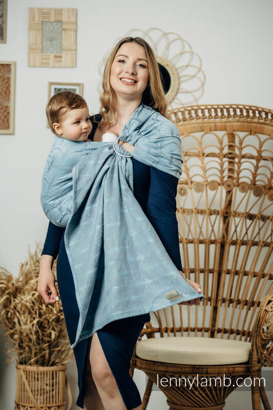 Lenny Lamb Ring Sling Deco Platinum Blue