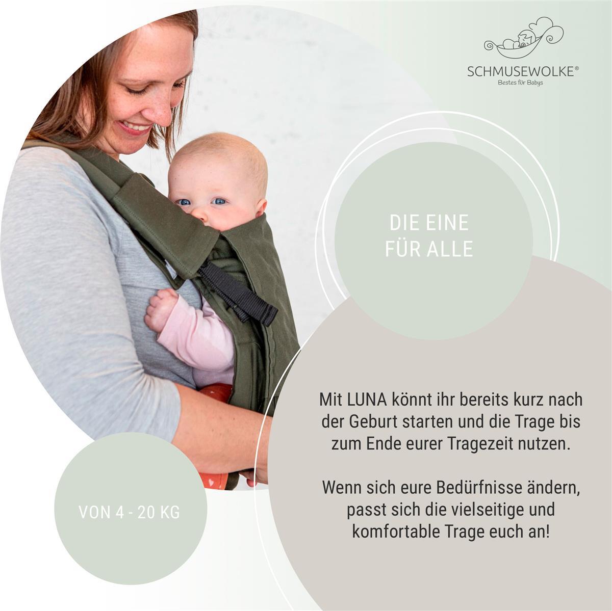 Schmusewolke Luna Halfbuckle (56 – 98 cm / 20 kg) Forrest