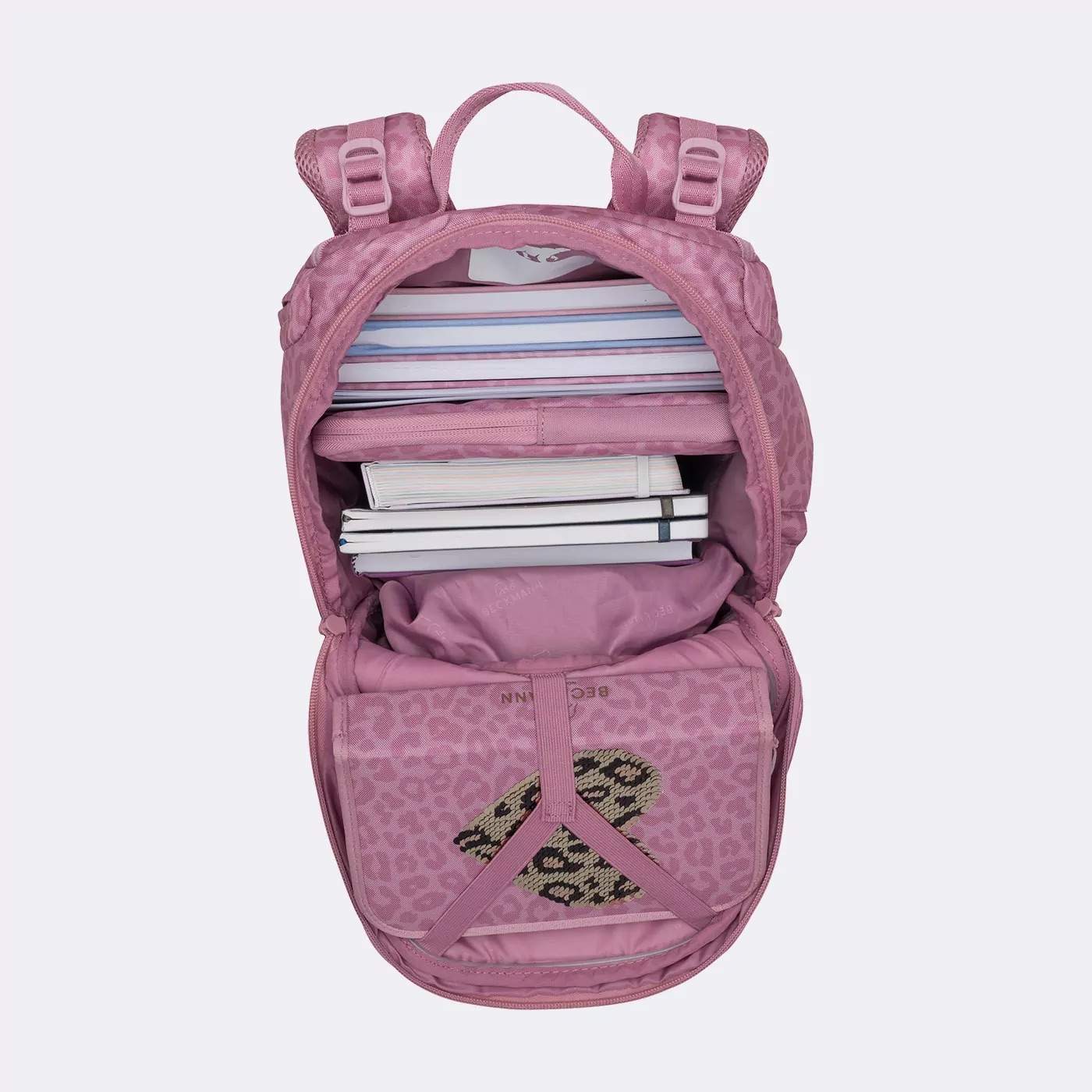 Beckmann Schulrucksack-Set Active Air FLX 6-teilig Furry