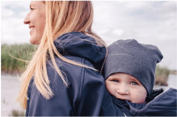 mamalila Softshell-Tragejacke Allrounder grün S