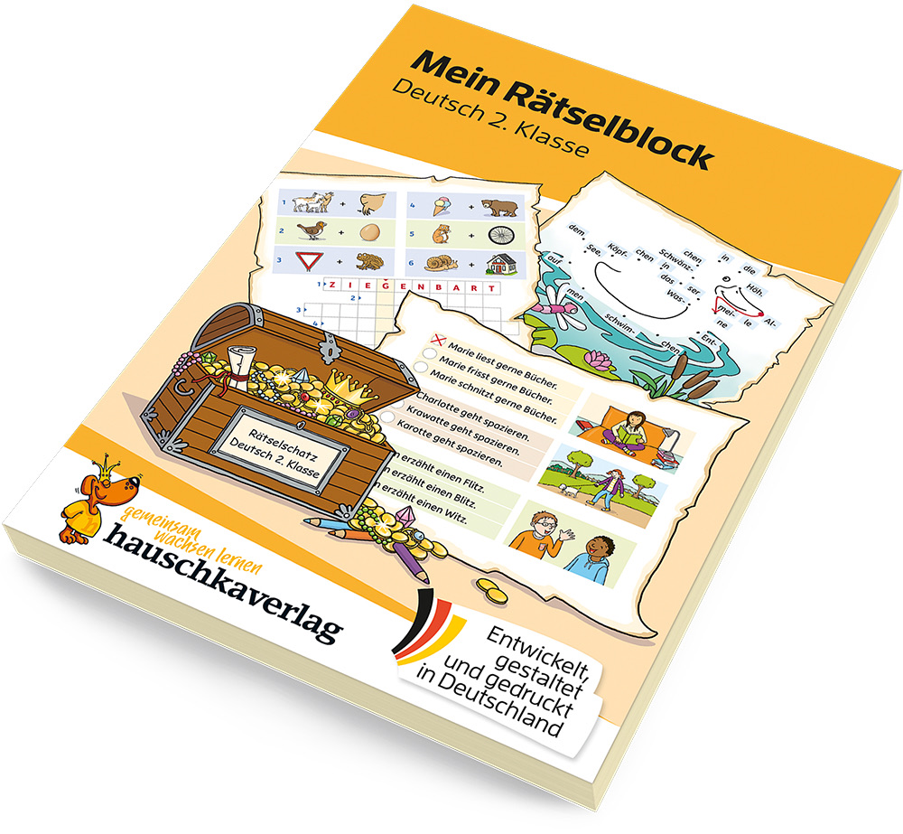 Hauschka Mein Rätselblock Deutsch Klasse 2