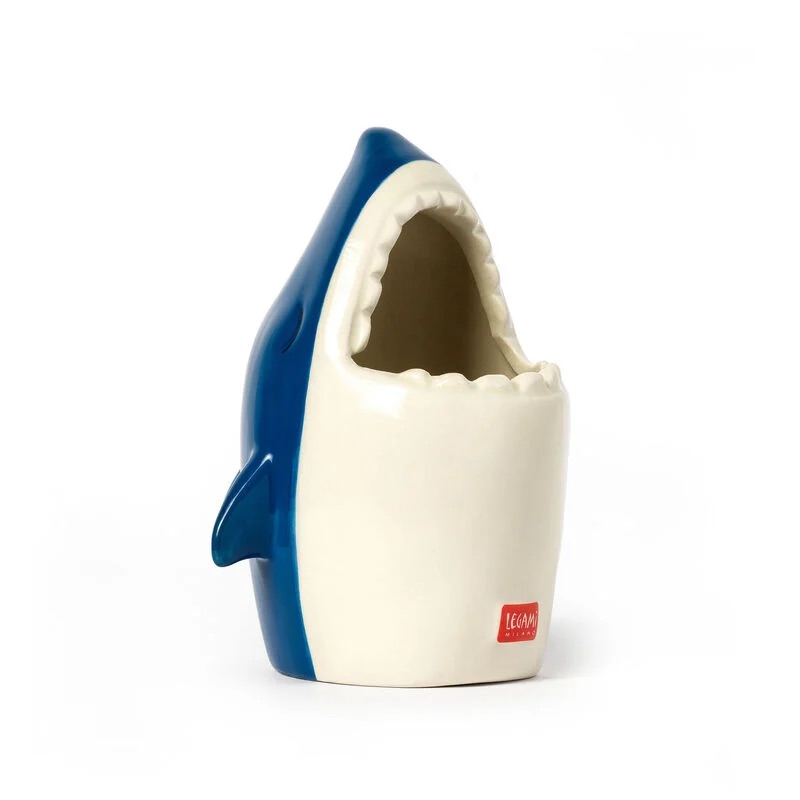 Legami Keramik-Stiftehalter - Desk Friends Shark