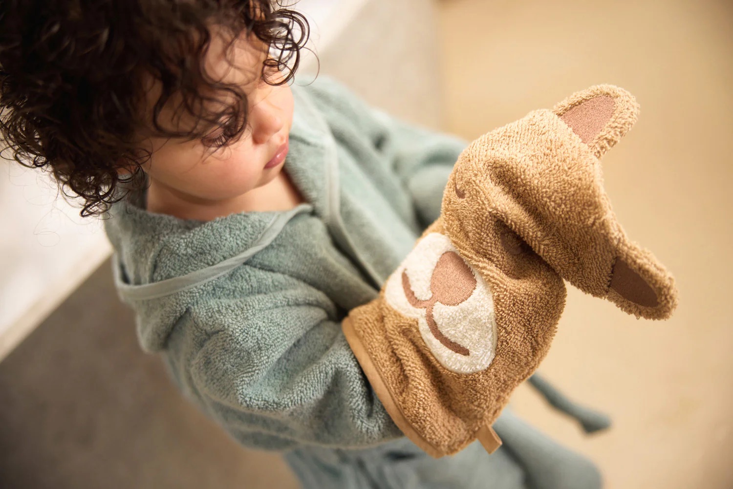 Jollein Waschhandschuhe Frottee Jollein Waschhandschuhe Frottee Jungle Jambo Cheetah