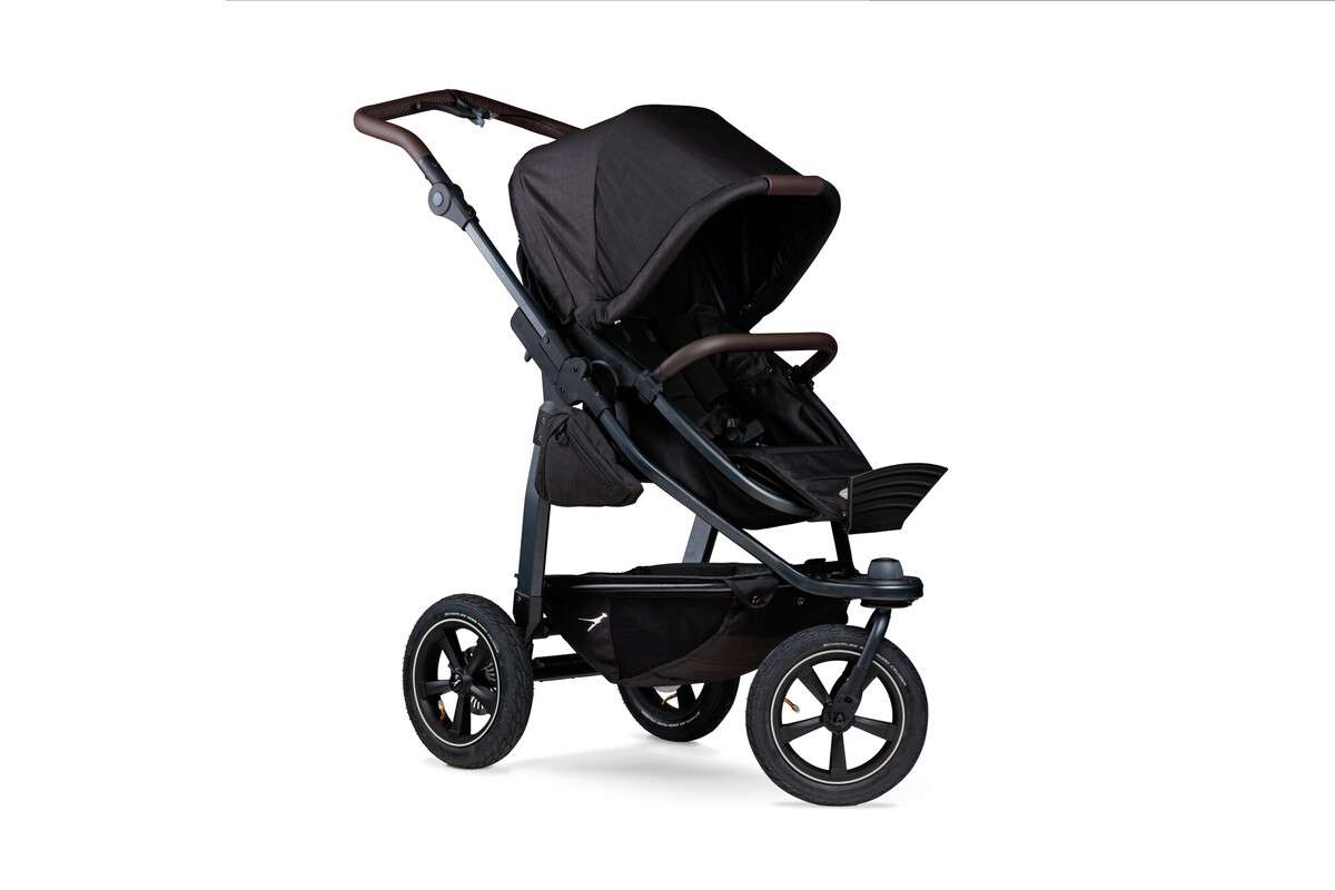 tfk mono3 - Kombi Kinderwagen mit Luftrad-Set schwarz tfk mono3 - Kombi Kinderwagen mit Luftrad-Set schwarz