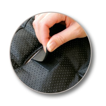 Heitmann Felle - Komfort 2-in-1-Fußsack mit herausnehmbarer Lammfell-Einlage - Serie “Eisbärchen” - grau