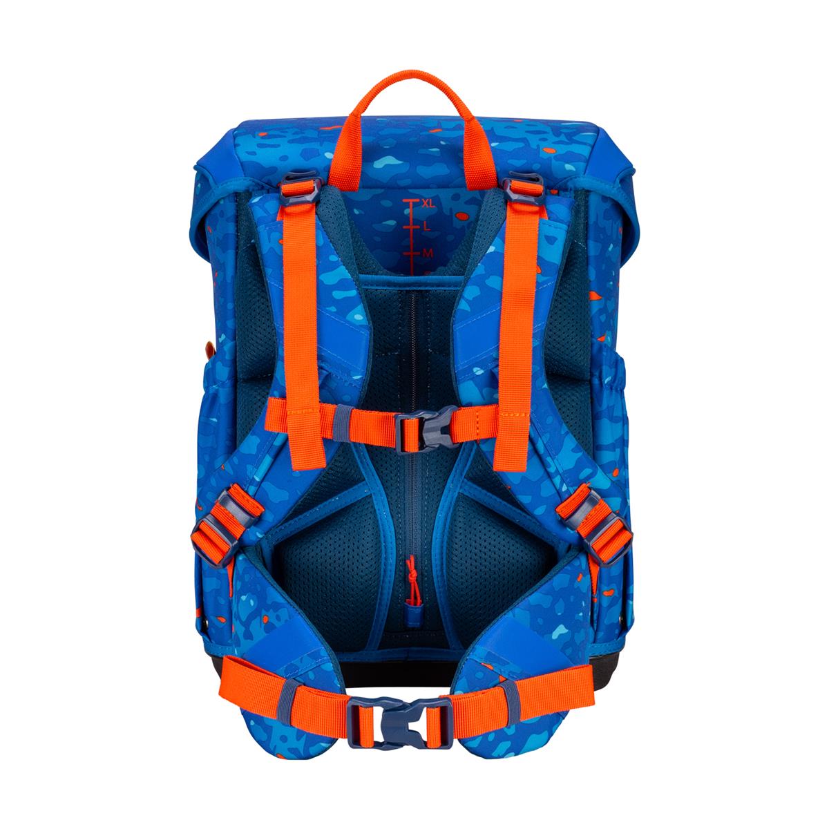 Scout Schulranzen-Set Neo 4.tlg. Exklusiv Superflash Blue Dino