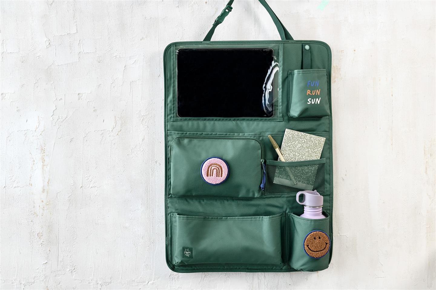 Lässig Auto Organizer Kinder - Little Gang dark green