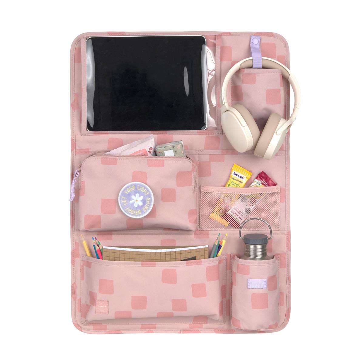 Lässig Auto Organizer Kinder - Pattern Party rose