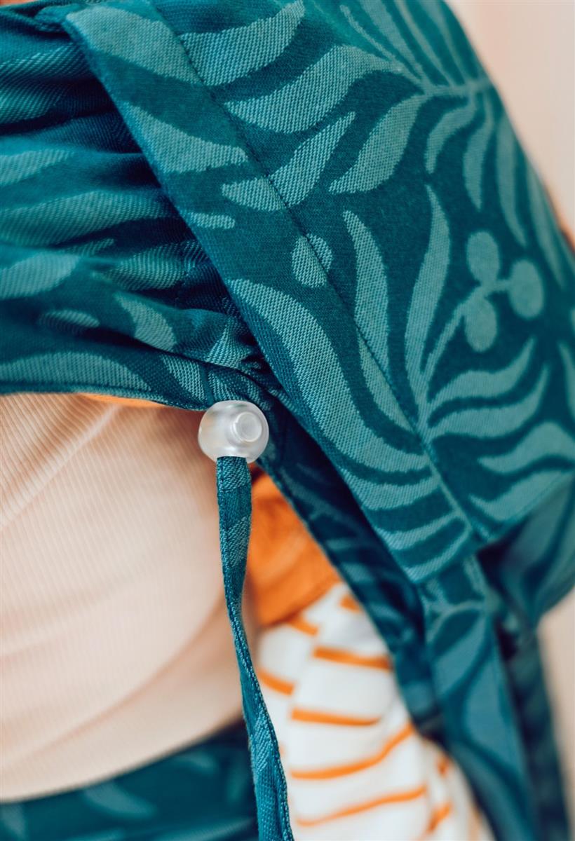 LELIBA Tai Babytrage mit Polster Leaf Bungi Coralie
