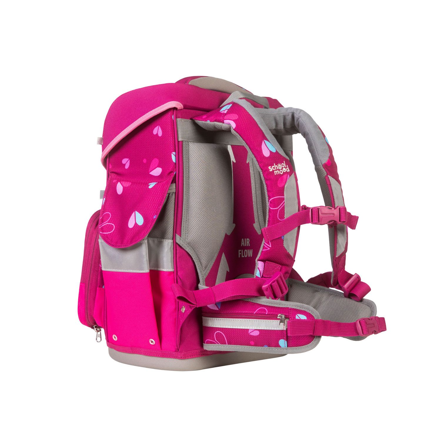 School-Mood Timeless Pro Schulranzen-Set 2025/2026 7-tlg. Klara (Häschen)