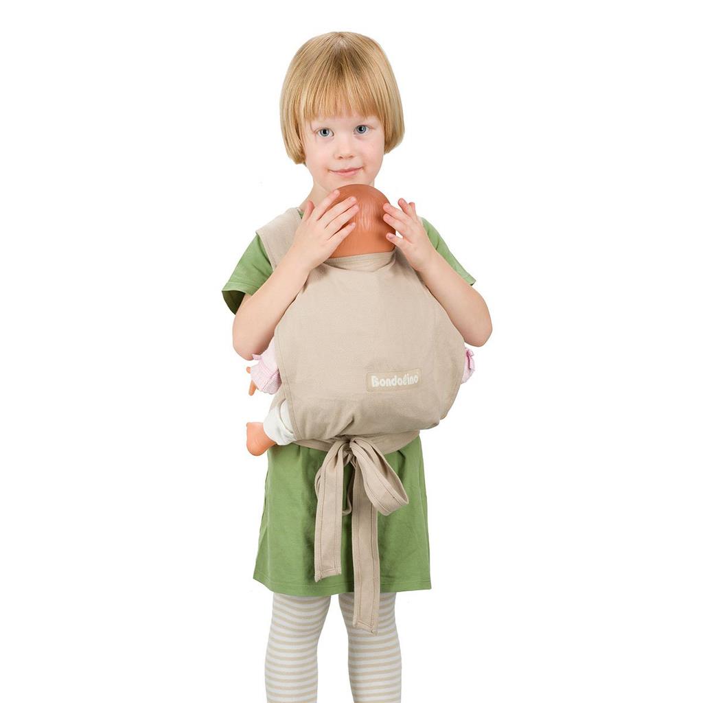 Hoppediz Puppentrage creme