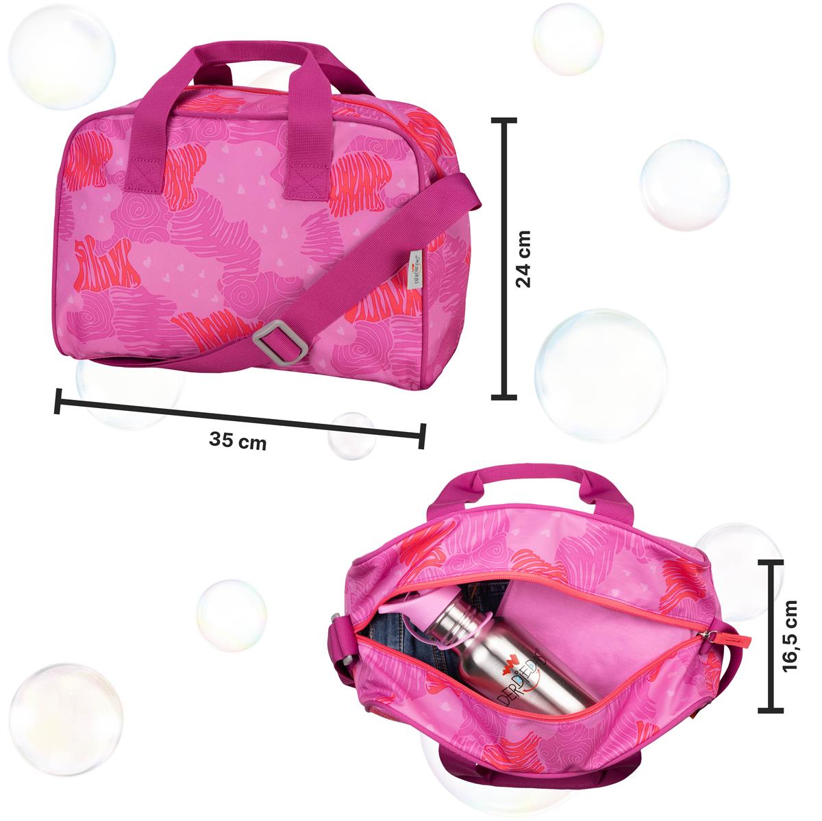 Der Die Das Schulranzen-Set Ergoflex 2025 5 tlg. Roses