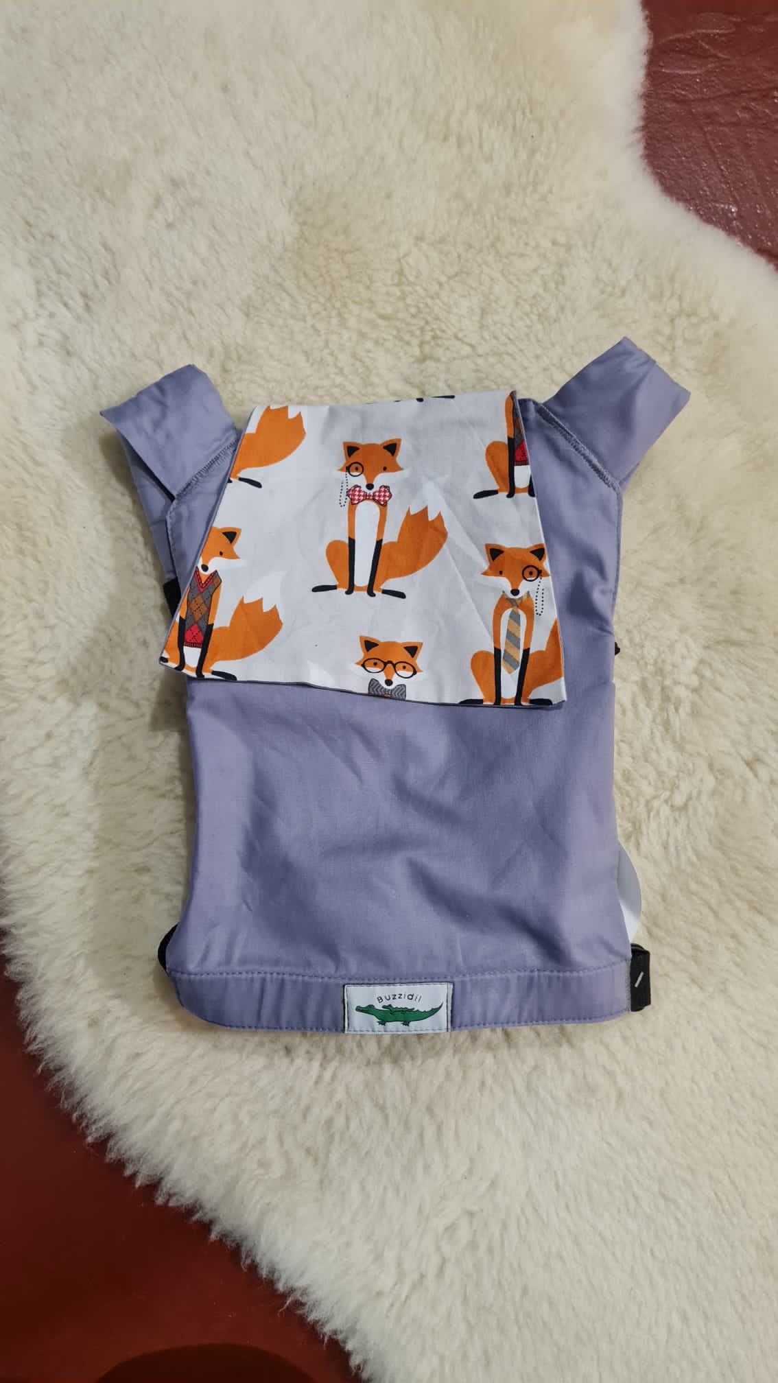 Buzzidil Puppentragehilfe Fox Baumwolle